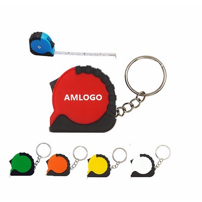 Compact Tape Measure Keychain
